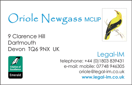 Legal-IM - Information Consultancy Services - Oriole Newgass